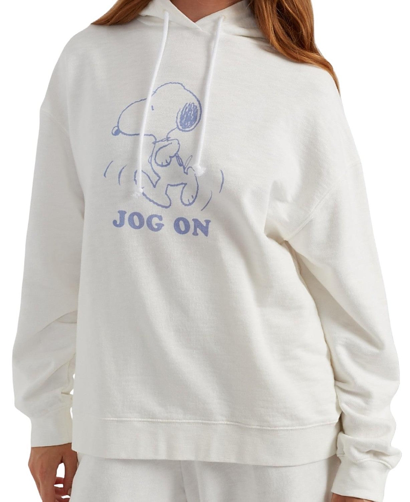 Chinti & Parker Women's Cotton Jog On Snoopy Hoodie