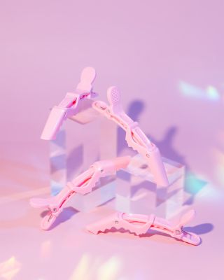 Grip Clips - Pink, Pack of 4