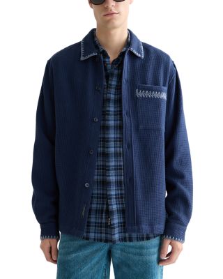 Waffle Structure Relaxed Fit Shirt