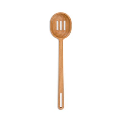 Signature Wood Slotted Spoon