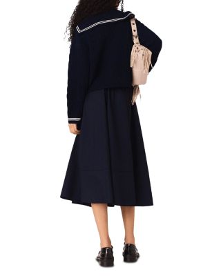 Jissila Tailored Midi Skirt