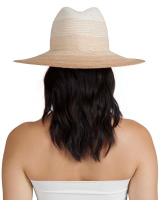 Emmanuelle Ombr&eacute; Packable Wide Brim Fedora