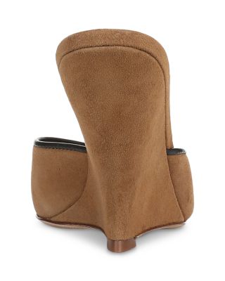 Women's Mirabel Peep Toe Suede Wedge Heel Sandals