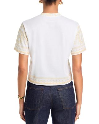 Barocco Cotton Jersey Top