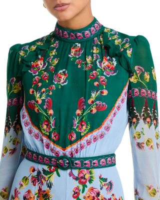 Jacqui-B Belted Midi Dress