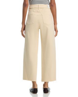 Anessa High Rise Wide Leg Jeans in Buttery Yellow