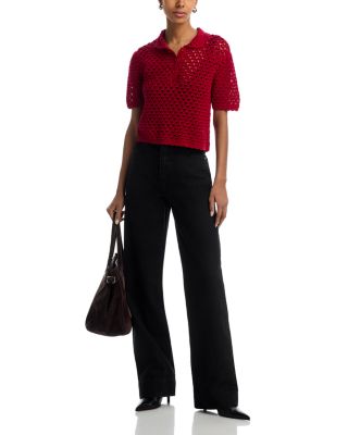 The Crochet Polo Sweater