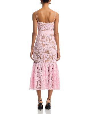 Crochet Lace Midi Dress