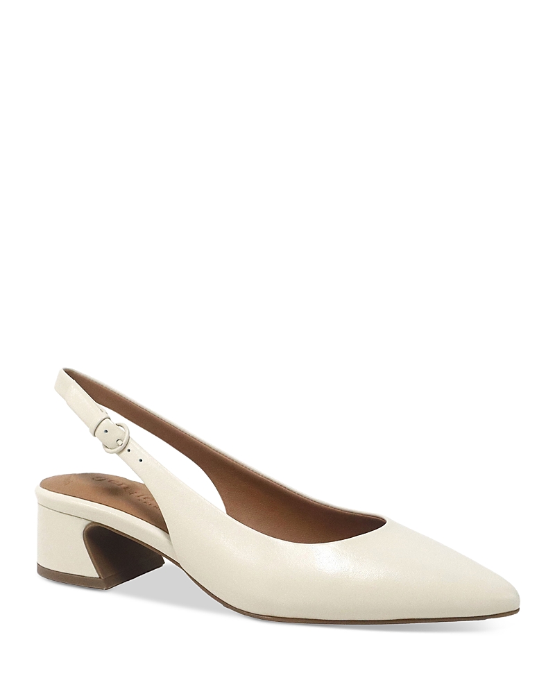 Gentle Souls by Kenneth Cole Women's Georgia Leather Slingback Pumps