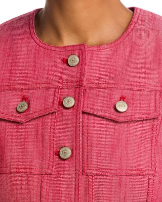 Colored Denim Reenee Belted Vest & Stevie Cropped Jeans 