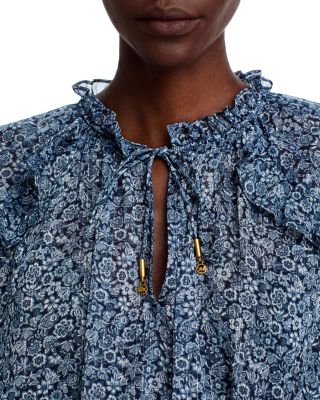 Floral Ruffle Midi Dress