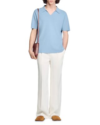 Stretch Knit Polo Shirt