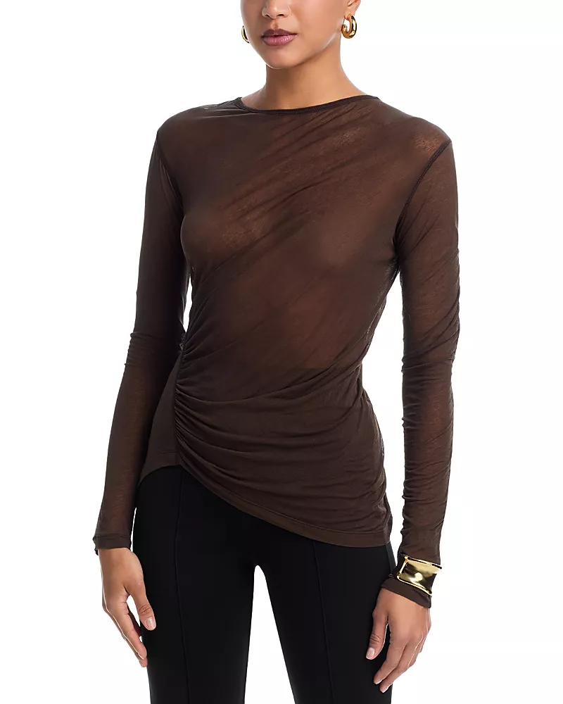 Helmut Lang Ruched Top