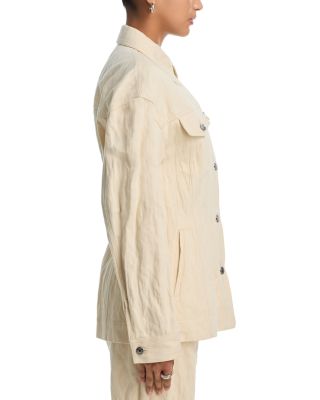 Crinkled Trucker Jacket