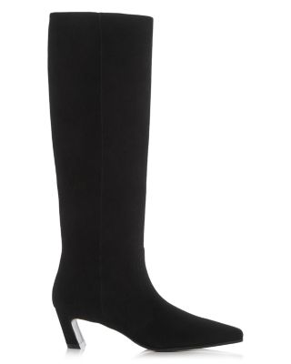 brown dress black boots Dailystory Norra Brown Long Sleeve Ribbed Short Dress
