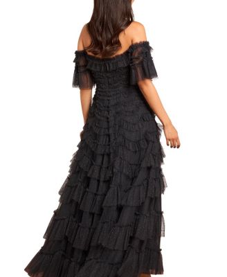 Aviana Off-Shoulder Gown