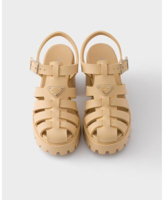  Women's Rubber Platform Sandals
