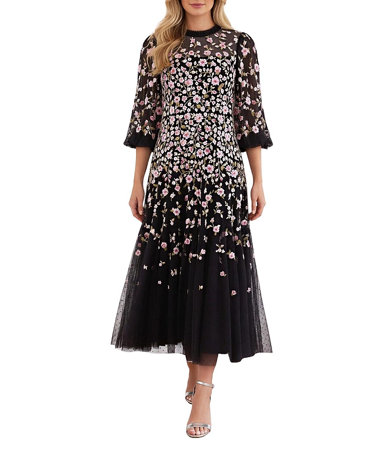 Needle & Thread Sylvia Round Neck Ankle Gown