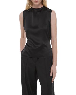 Silk Scarf Drape Top