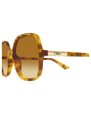 Geometric Sunglasses, 55mm