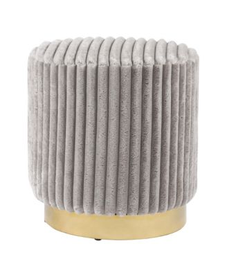  Lillian Upholstered Ottoman with Plinth Base