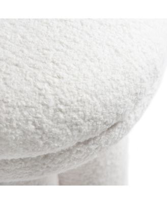  Trina Pillar Base Fabric Ottoman