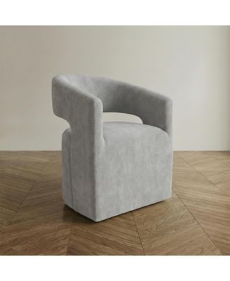  Orion Modern Upholstered Accent Chair with Casters