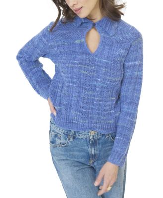 Women's Rayna Spacedye Open Stitch Yoke Sweater