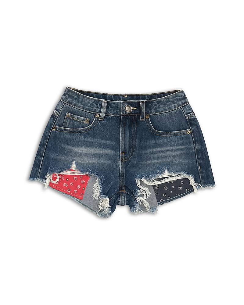 KatieJnyc Girls' Malibu Distressed Denim Shorts - Big Kid
