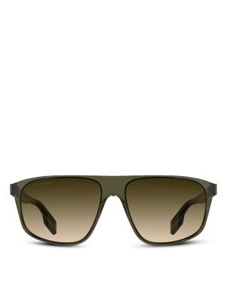 Barrel Hinge Evolution Flat Top Sunglasses, 58mm