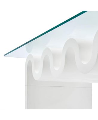  Ondine Glass Top Coffee Table