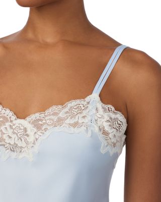 New Signature Satin Lace Cami Top & Ankle Pant Pajama Set