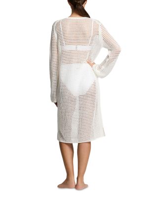 Long Sleeve Beach Cover Up Dress