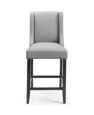  Baron Upholstered Fabric Counter Stool, Set of 2