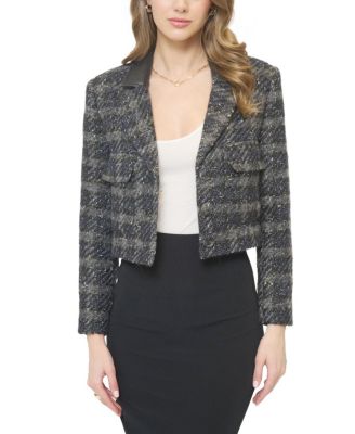 Women's Colette Lurex Houndstooth Jacket Blazer