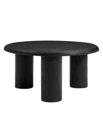  Mavina Round Mango Wood Coffee Table