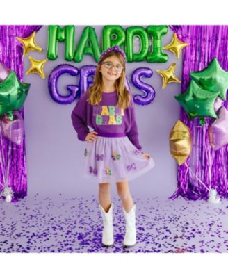 Girls' Mardi Gras Knit Sweater - Baby, Little Kid