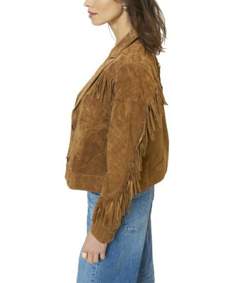 Women's Atlas Genuine Suede Fringe Blazer