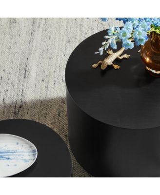  Amani Round Nesting Coffee Tables, Set of 2