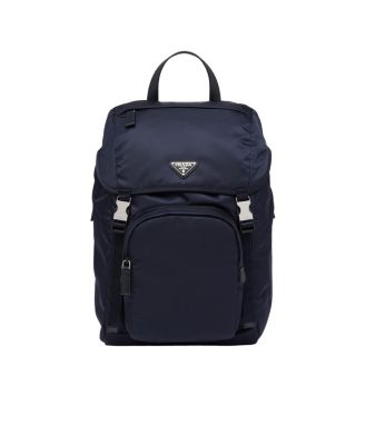 Re-Nylon and Saffiano Leather Backpack