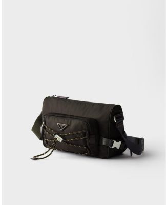  Speedrock Re-Nylon and Leather Shoulder Bag