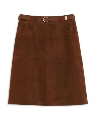 Msttennis Suede Skirt
