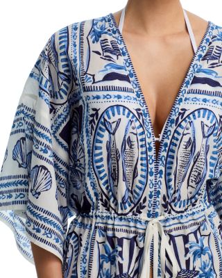 Montauk Tile Robe Swim Cover-Up