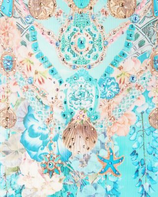 Balearic Beb&eacute; Square Neck Beach Maxi Dress