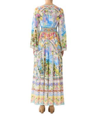 Majestic Milla Shaped Waistband Dress With Gathered Sleeves