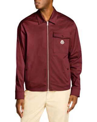 Cotton Blend Gabardine Shirt Jacket