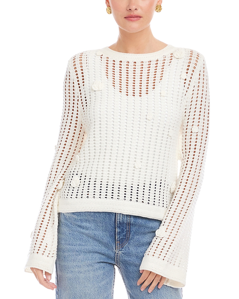Fifteen Twenty Liv Crochet Sweater