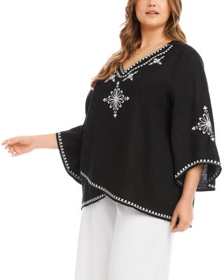 Plus Size Asymmetric Top