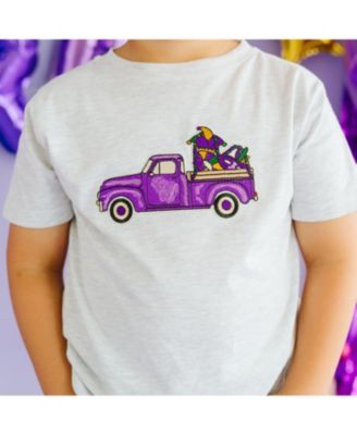 Boys' Mardi Gras Truck Patch Short Sleeve T-Shirt - Baby, Little Kid