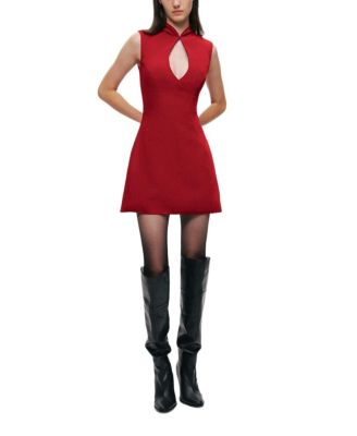 Open-Back Mini Dress